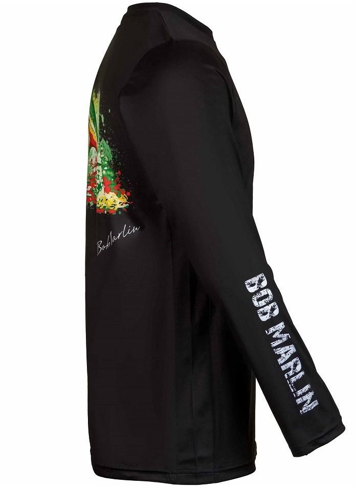 BOB MARLIN - Marlin Performance Shirt Rasta Marlin Black-3Xl - Image 1