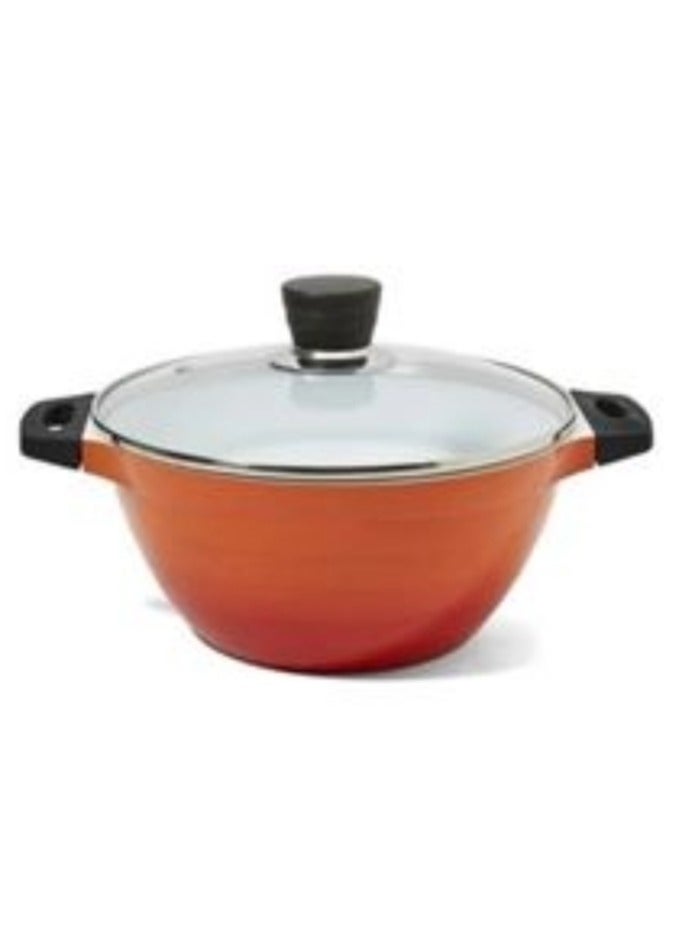 DESSINI Non-stick Casserole Aluminum Die Casted Cooking Pot 28cm