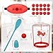Arrowbash Outdoor Lawn Carnival Games Shaking Balls Game Kit Head Hoop Basketball Party Spoon and Egg Race Games Party for Indoor Outdoor Easter Favors Gifts Toys - Image 4