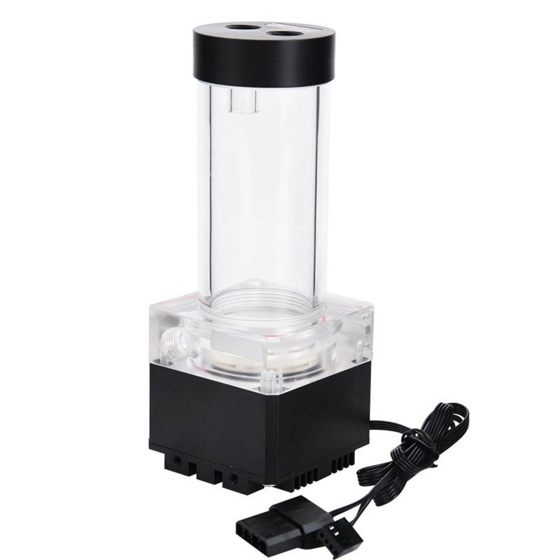 Computer Pump: Black 800L/H Flow Speed 4M Pump Head - Efficient Fast Heat Dissipation Integrated Design Water Pump for Safe Convenient Installation - Image 1