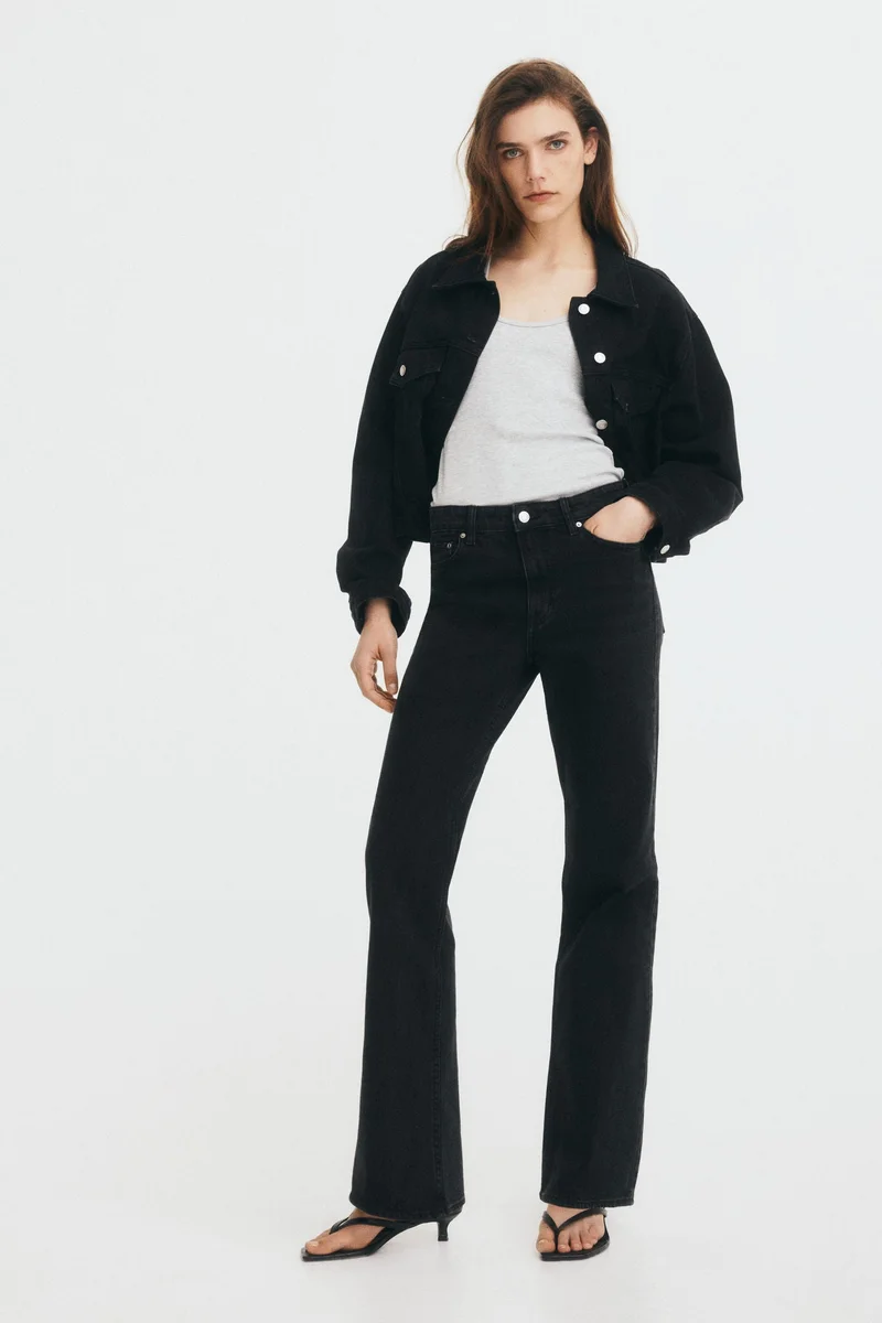 H&M Bootcut High Jeans