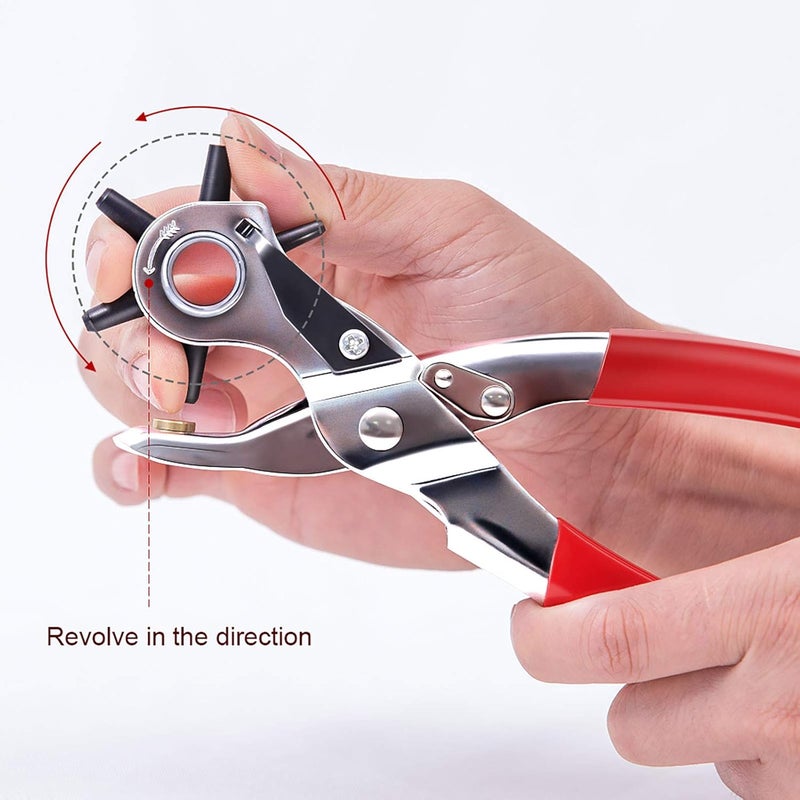 NEU MASTER Eyelet Setting Pliers NEU MASTER 532 inch GrommetHole Punches from 564 to 316 564 to 316Hole Punches - Image 2