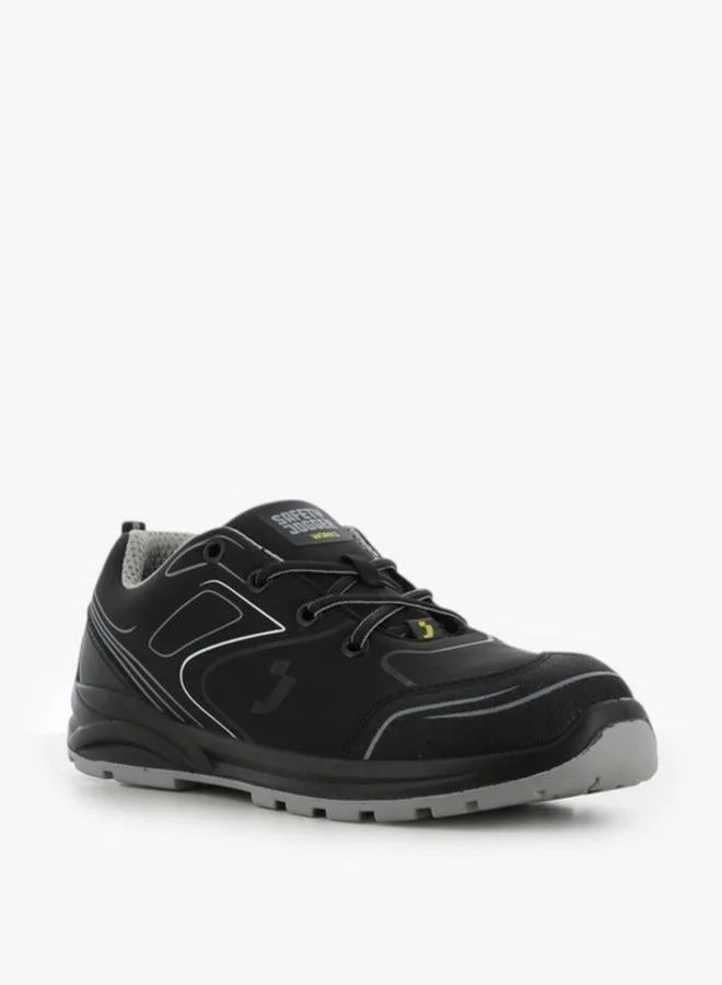 Sj Men Low Safety Leather Sneakers