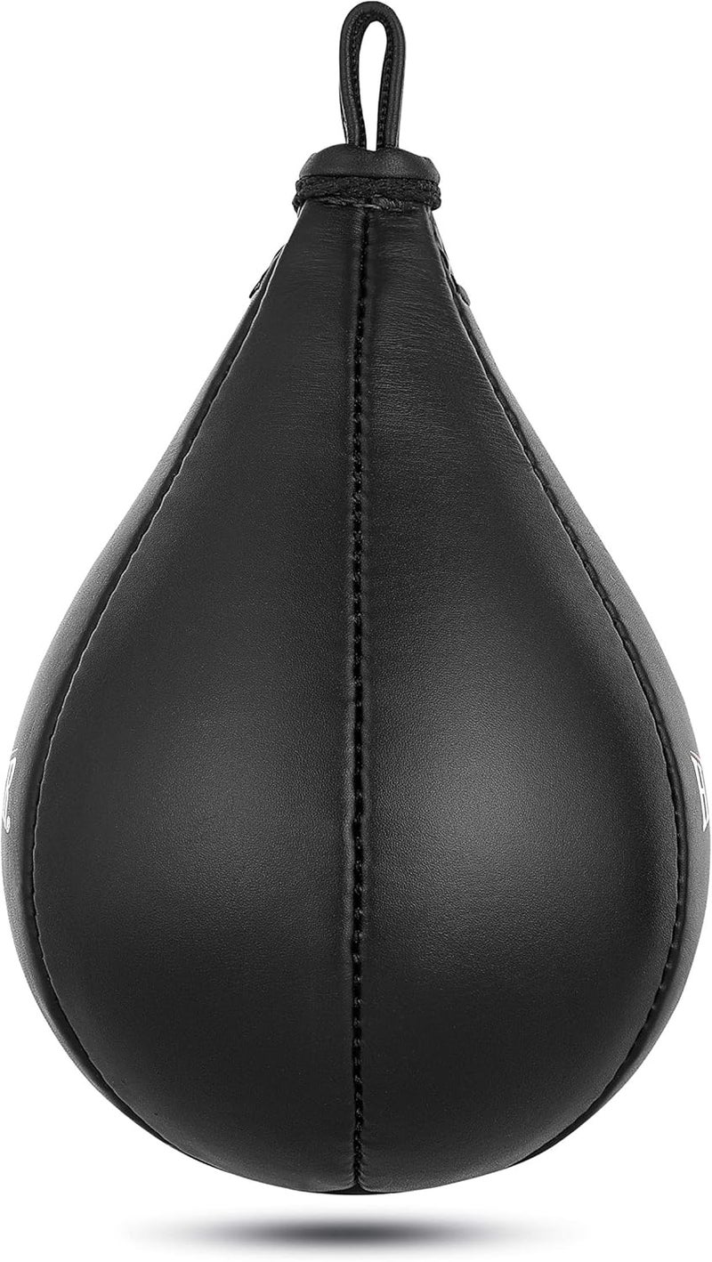 HUNTER Leather Speed Bag with Hanging Swivel - Boxing Training Bag for Speed & Accuracy - Image 3