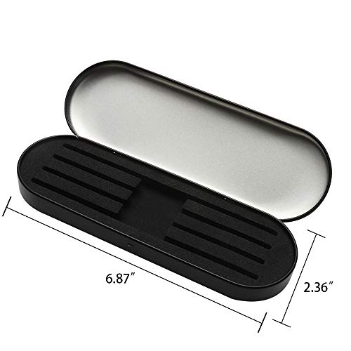 Mekupeu Professional Tweezers Storage Case Activated Sealed Box Eyelash Extension Tools Container, 1 PCS, Black - Image 4