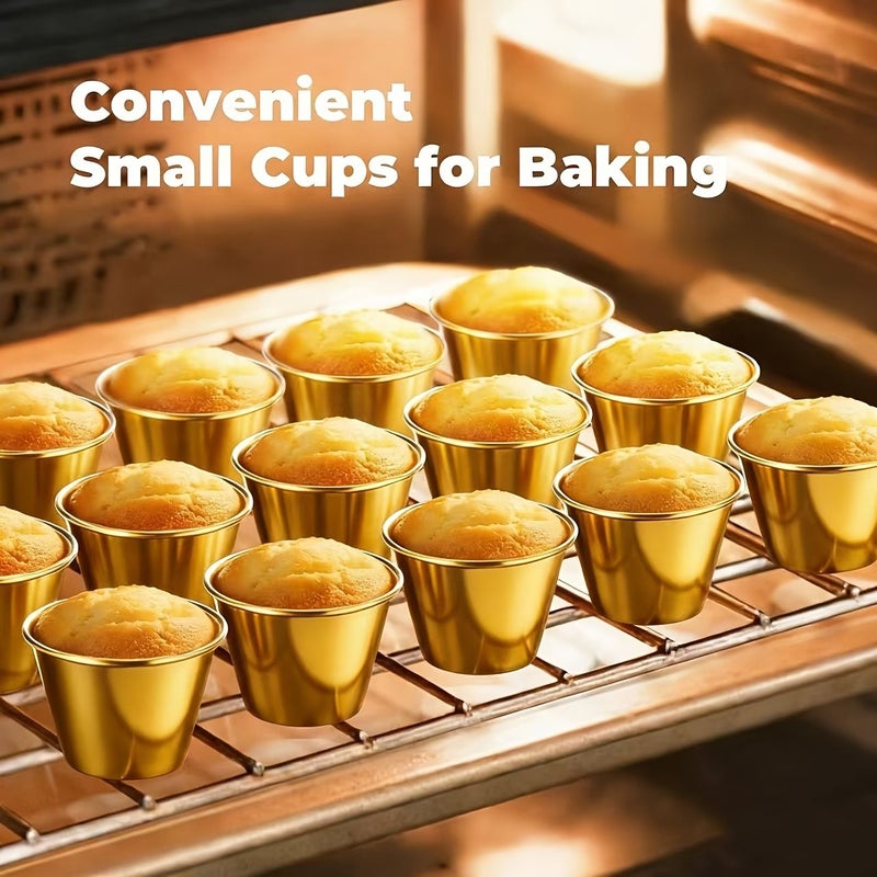 10pcs High Quality Stainless Steel Seasoning Cups Reusable Metal Dipping Sauce Containers 2.5oz Commercial Grade for Home and Restaurant Use Dishwasher Safe - Image 4