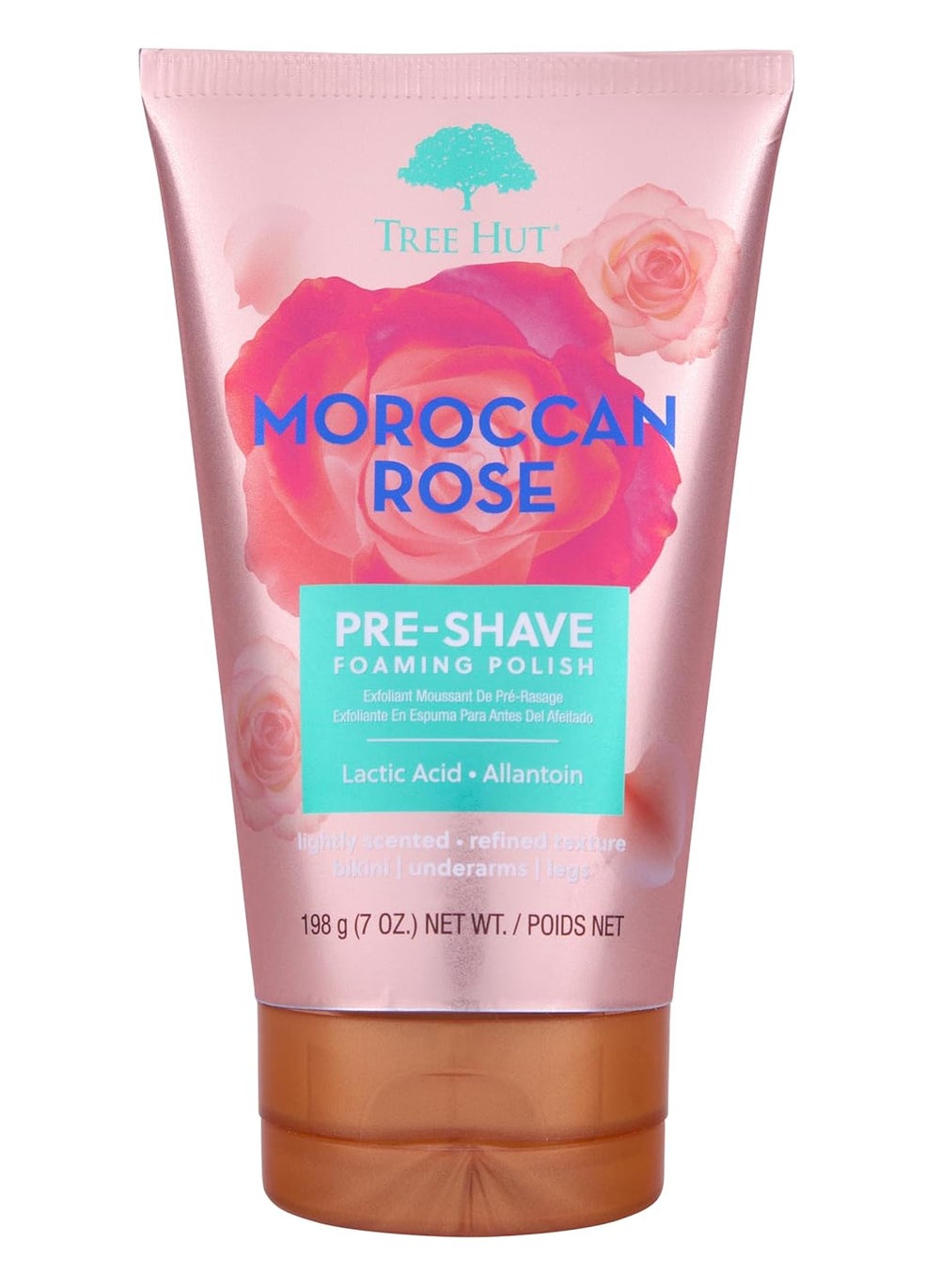 Tree Hut Tree Hut Moroccan Rose Shave Prep Polish  Gently Soothe  Prep Skin for an Even Closer Shave  Exfoliating Shave Essential  6 fl oz 