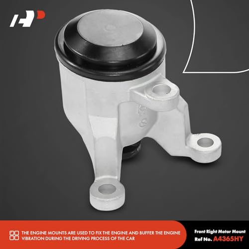 A-Premium 5PCS Engine Motor Mount and Transmission Mount and Torque Strut Mount Set Compatible with Nissan Altima 2007-2012 3.5L, Maxima 2009-2014 3.5L, Replace# 112709N00B, 113209N00A - Image 5