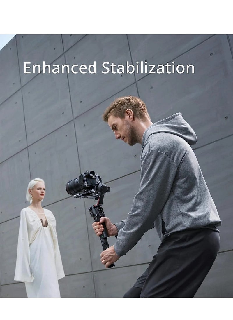 dji - DJI RS 3 Combo 3-Axis Gimbal Stabilizer for DSLR and Mirrorless Camera - Black - Image 1