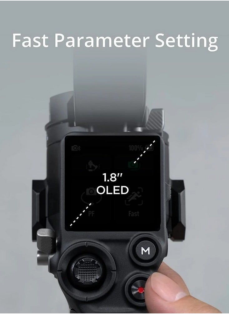 dji - DJI RS 3 Combo 3-Axis Gimbal Stabilizer for DSLR and Mirrorless Camera - Black - Image 1
