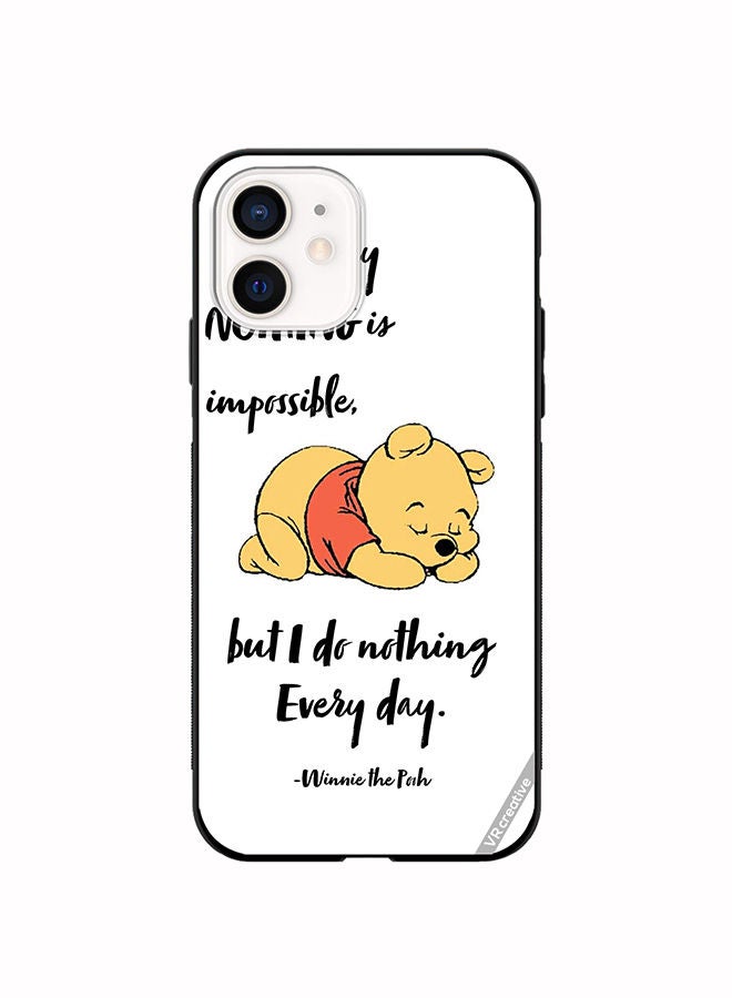 VR CREATIVE Protective Case Cover For Apple iPhone 12 mini Nothing Winnie Design Multicolour - Image 1