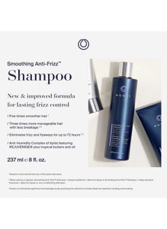 monat Smoothing Anti Frizz™ Shampoo W/Rejuveniqe® Gentle Blend Of Highperforming Plant Actives Will Leave Your Hair Without Frizz Smooth And Silkier Net Wt. 237 Ml / 8 Fl. Oz.  - Image 4