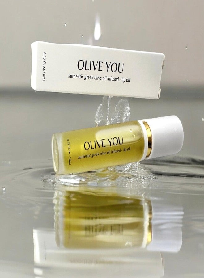 Olive You Lip Oil - Non-Sticky Hydrating Lip Oil with Greek Extra Virgin Olive Oil & Squalane - Vegan, Cruelty-Free, Paraben-Free, Luxury Gift - Image 5