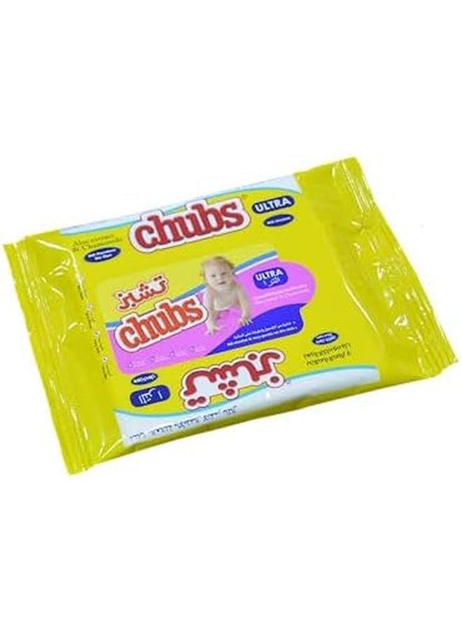 Chubs Baby Wipes Ultra Aloe Pocket Size 5 Wipes  - Image 2