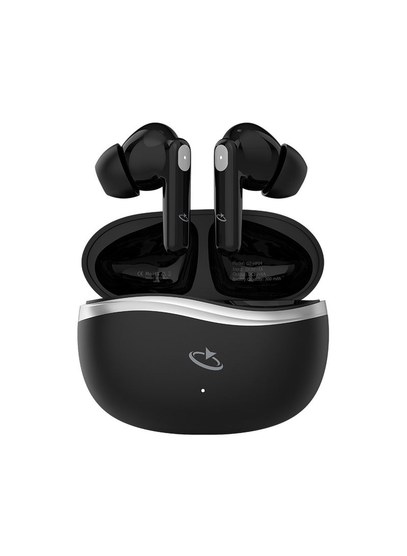 Goaltage HP04 EchoPro True Wireless HeadPhones with ANC Technology, Siri, and Intuitive Controls - Black - Image 2