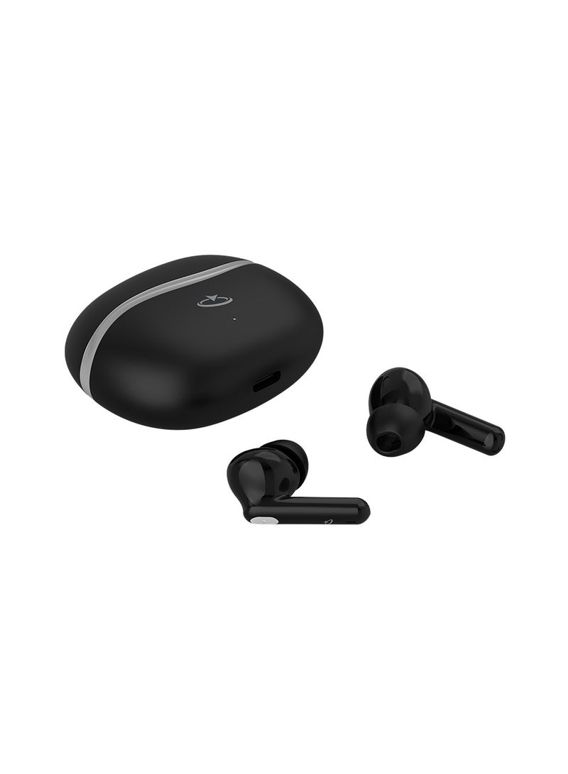Goaltage HP04 EchoPro True Wireless HeadPhones with ANC Technology, Siri, and Intuitive Controls - Black - Image 5