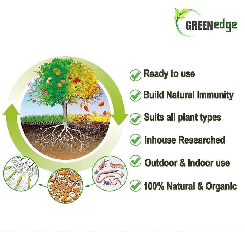 Greenedge Biotech Organic Greenedge BeeJamrut 5L ProbioticInfused Liquid Manure Fertilizer Amplify Plant Growth Naturally Empowering Sustainable Farming - Image 2