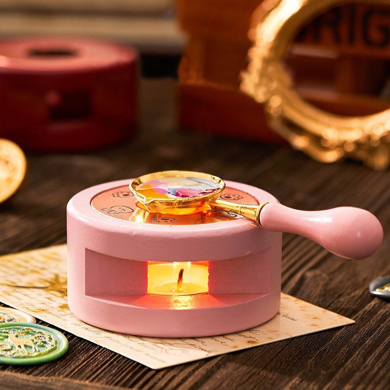Fire Paint Stove Spoon Retro Fire Paint Seal Set Envelope Sealing Fire Paint Seal Full Set Of Novice Tools - Image 3
