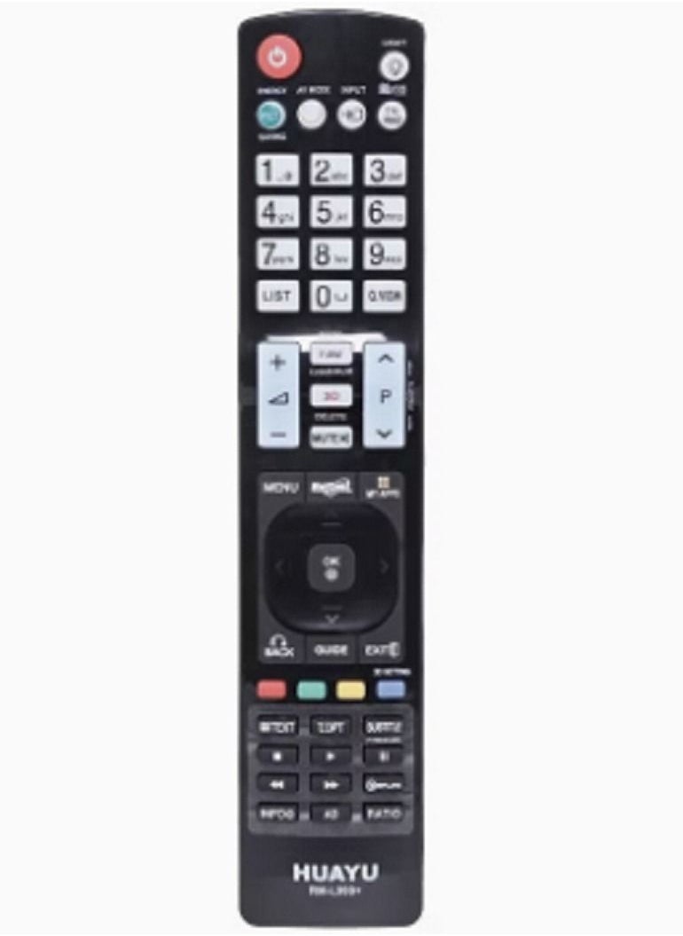 Huayu - Remote Control For LG LCD/LED TV Black - Image 1