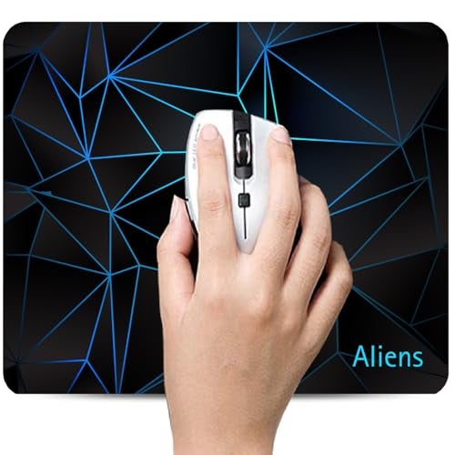 Aliens Mouse Pad for Computer, Laptop, Smooth Premium Cloth Surface, Non-Slip Rubber Base, Speed and Precision Operation Compatible with Laser and Optical Mouse, Gaming, Office, Home 230x190mm (3D-01) - Image 4