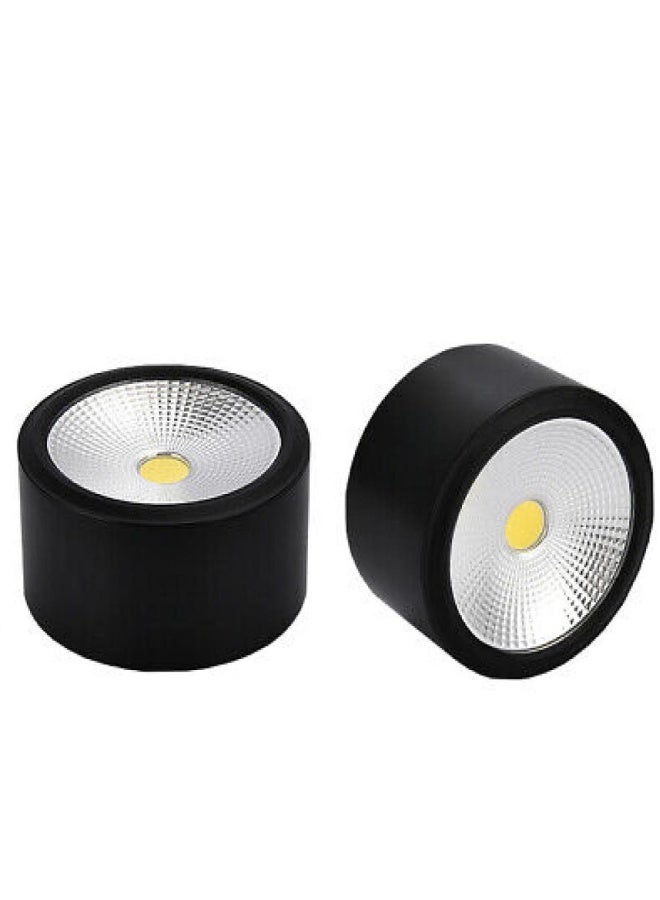 أوماكس كشاف سقف LED  اسود 10 واط اناره اختياريه - Image 1