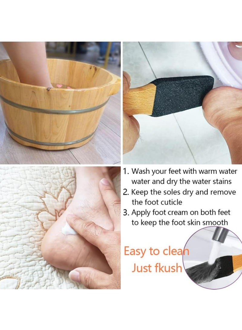 Foot File Exfoliator Pedicure Tool Foot Rasp Callus Remover Scrubber for Hard Skin，Pumice Stone for Cracked Feet