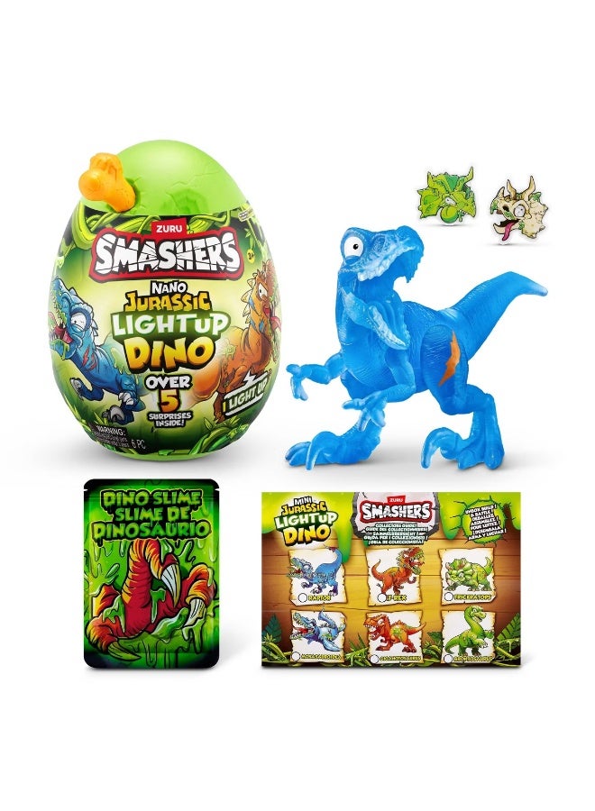 زورو Smashers Jurassic Nano Figure: Dinosaur Toy, Plastic Animal Figures- Assorted - Image 1