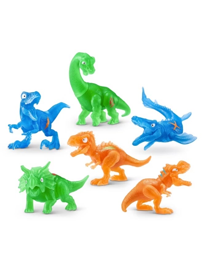 زورو Smashers Jurassic Nano Figure: Dinosaur Toy, Plastic Animal Figures- Assorted - Image 4