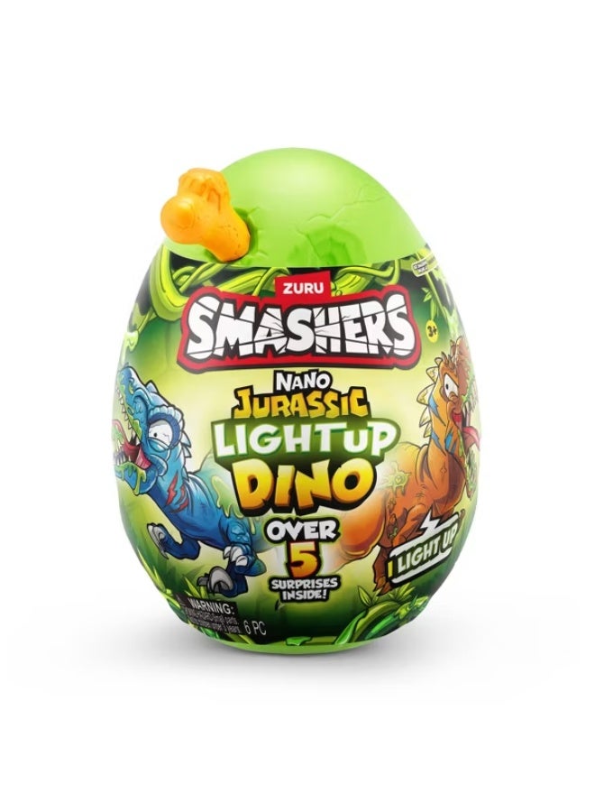 زورو Smashers Jurassic Nano Figure: Dinosaur Toy, Plastic Animal Figures- Assorted - Image 2
