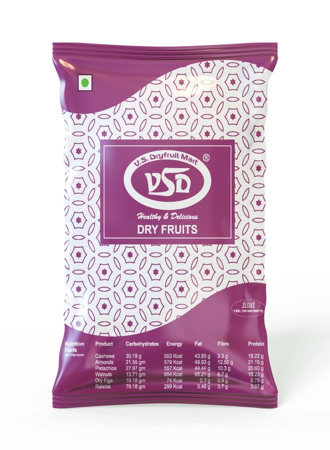 VSD Californian Premium Roasted and Salted Whole Pistachios with shell 500Gm Pack - Perfectly Crunchy Rich In Antioxidants - No Trans Fat and Gluten Free - Image 1