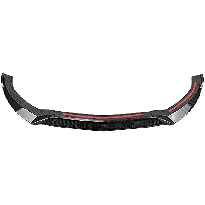 AUSMILA Front Bumper Spoiler Body Kit for 2015-2018 Benz C-Class W205 Sport Black - Image 1