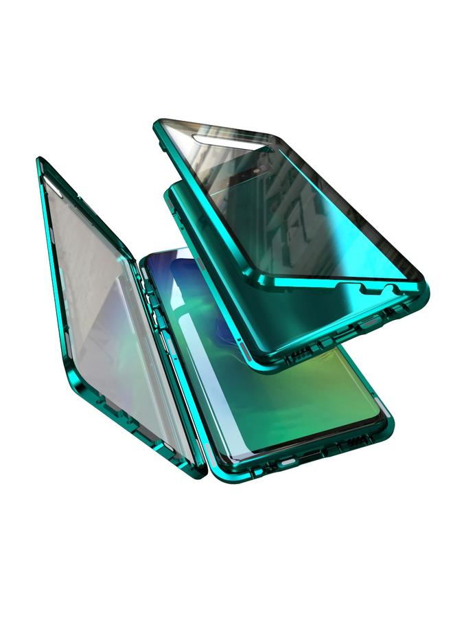 إيروريكس جراب لهاتف Samsung Galaxy S10+ بإطار معدني مغناطيسي وغطاء زجاجي مقوى مزدوج الجوانب - Image 5