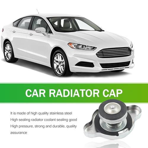 Gseigvee 1 PC Car Radiator Cap, 16PSI High Temperature and High Pressure Resistant Tightly Sealed Cooling Water Tank Cover, Engine Radiator Cap Original Replace, Compatible with Dodge Jeep (Silver) - Image 3