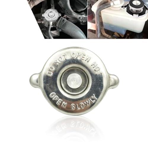 Gseigvee 1 PC Car Radiator Cap, 16PSI High Temperature and High Pressure Resistant Tightly Sealed Cooling Water Tank Cover, Engine Radiator Cap Original Replace, Compatible with Dodge Jeep (Silver) - Image 1