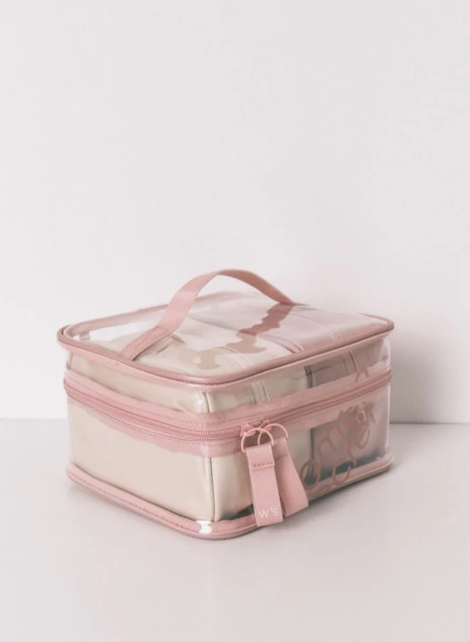 women'secret Pack Of 3 Metallic Rubber Toiletry Bags