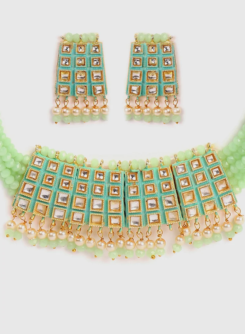 Sohi  Stone-Studded Artificial Jewellery Set for Women | Best Price UAE