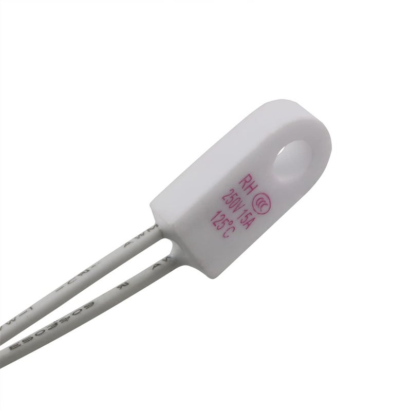 كلاراكو Klarako 4 قطع 125 درجة مئوية واقي من ارتفاع درجة الحرارة، فيوز حراري سيراميكي، محدد درجة الحرارة، قاطعات الدائرة، فيوز حراري، فيوز حراري سيراميكي، ملحقات الدائرة الكهربائية - Image 5