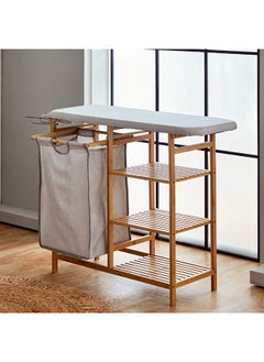 Home Box Natura Bamboo Ironing Board with Laundry Bag 111 x 82 x 34 cm  - Image 2