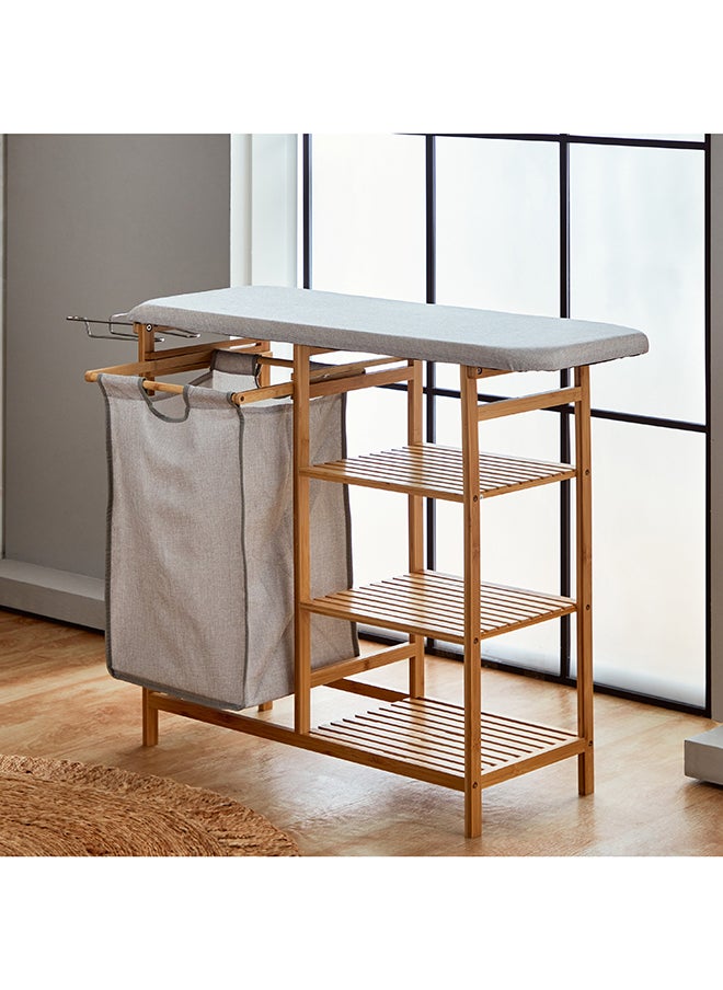 Home Box Natura Bamboo Ironing Board with Laundry Bag 111 x 82 x 34 cm  - Image 2