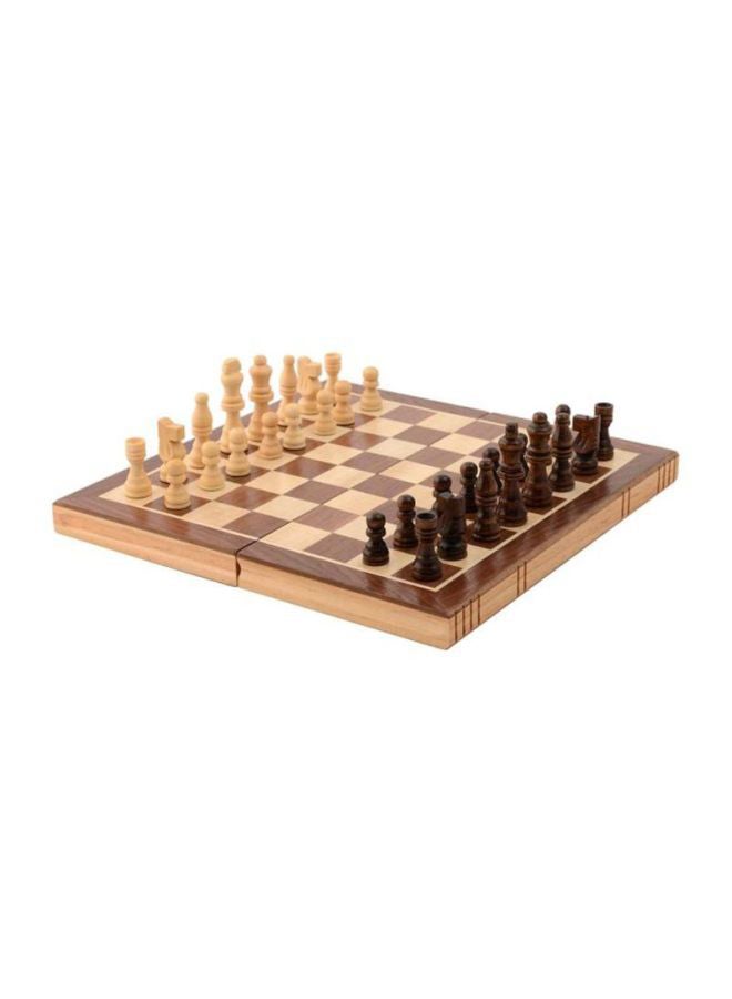 KANGAROO Folding Wooden Chess Set With Magnet Closure - Image 1