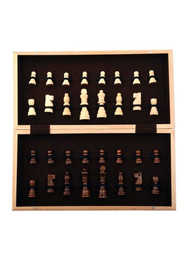 KANGAROO Folding Wooden Chess Set With Magnet Closure - Image 3