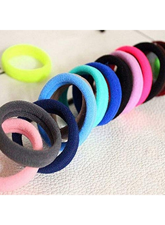 advancedestore Accessories Women's Cotton-wool Extra Soft Ponytail Holders Pair Rubber Hair Band (Multicolour) - Pack of 25 - Image 4