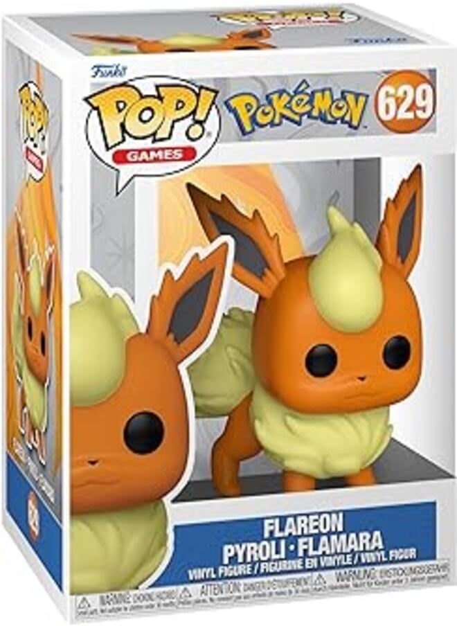Funko Funko Pop! Games: Pokemon- Flareon, Collectible Action Vinyl Figure - 65042 