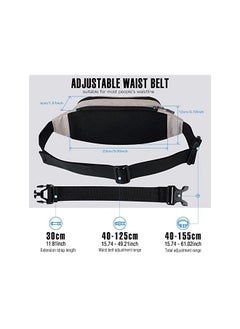 WATERFLY Fanny Pack Waist Bag: Small Hip Pouch Bum Bag Fannie Pack Phanny Fannypack Waistpack Bumbag Beltbag Sport Slim Fashionable for Jogging Hiking Hiker Woman Man Grey - pzsku/ZD2E1B66CBE98C912A758Z/45/_/1738409653/5d7734c1-15c6-4061-b4c4-a860f1aad299