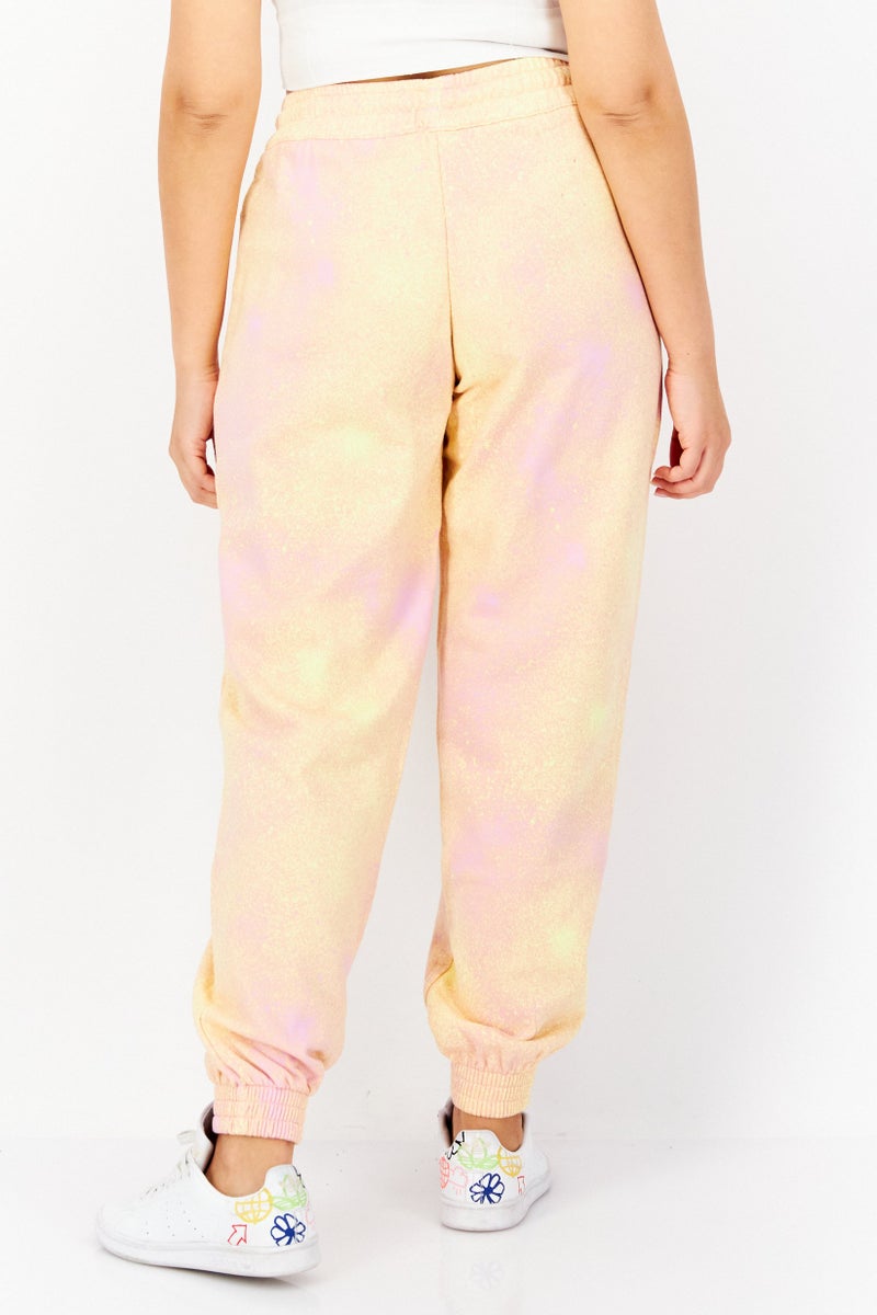 adidas Originals Women Sportswear Fi Embroidered Logo Jogger Pant, Pink Combo - Image 2