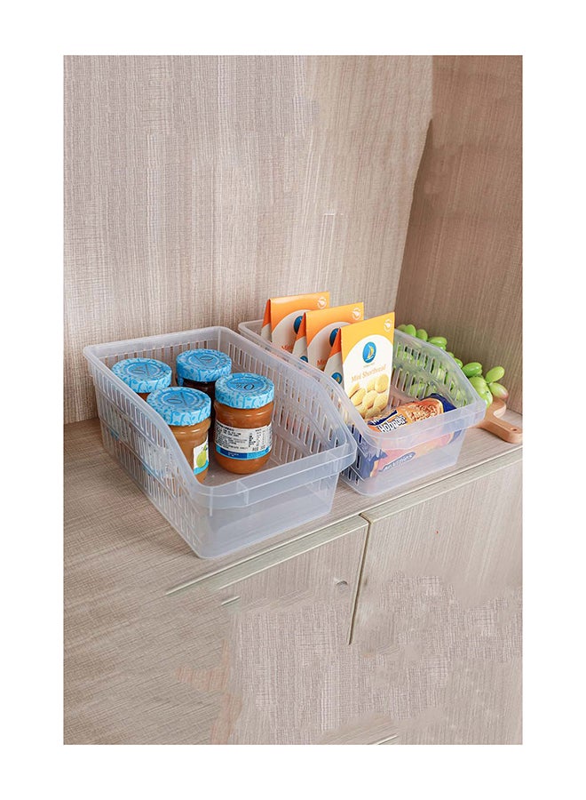 Noon East 4-Pack Clear Pp Fridge Storage Bins – Medium Size, Multi-Purpose Organizer For Refrigerator, Pantry & Kitchen - Image 5