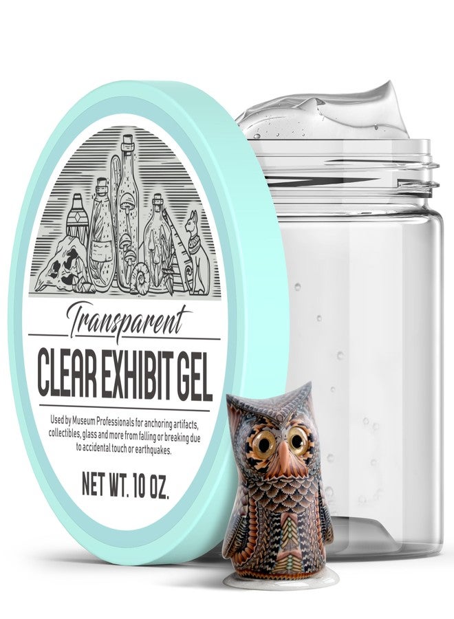 Ruiot 10oz Clear Museum Display Gel, Removable Clear Gel for Museum Display, Reusable Museum Display Putty for Antique, Glass, Ceramic and Action Figures - Image 1
