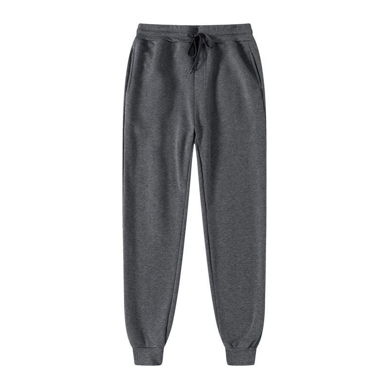 Casual Sports Straight Pants Mens Autumn 2024 New Oversize Plus Size Fashionable Brand Loose Simple Skinless Pants Dark gray 