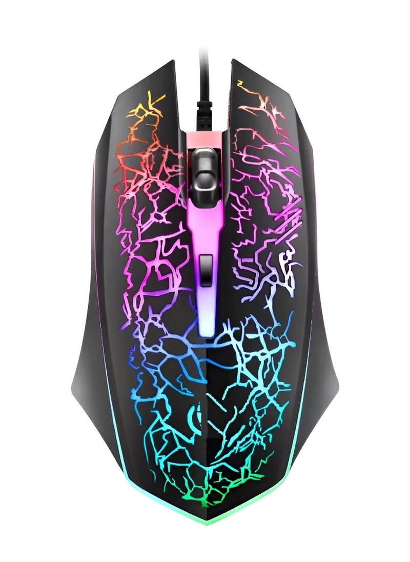Generic - TP-TECH G6 6D Gaming Mouse – 2400 DPI – Luxury Metal Scroll Design – 6 Buttons – Wired with High Response Control - Image 1
