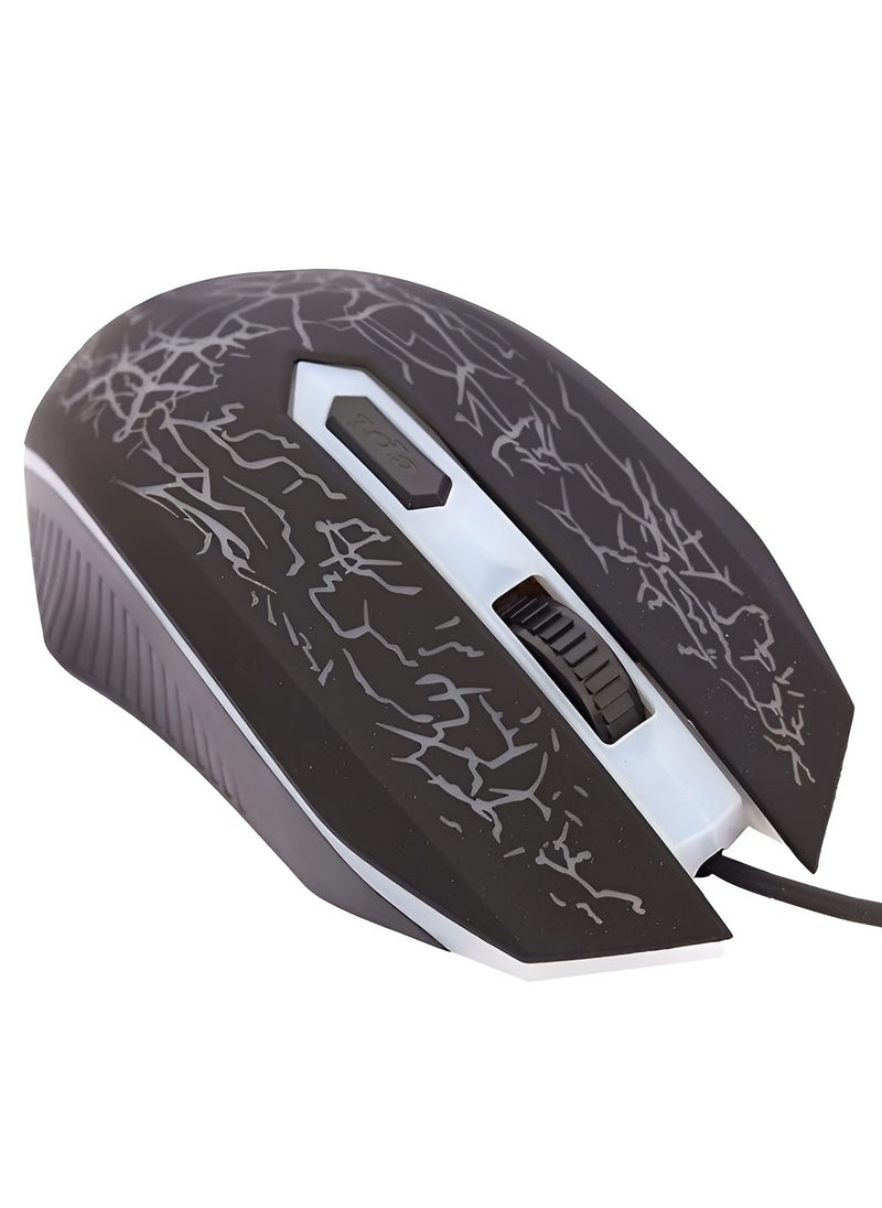 Generic - TP-TECH G6 6D Gaming Mouse – 2400 DPI – Luxury Metal Scroll Design – 6 Buttons – Wired with High Response Control - Image 1